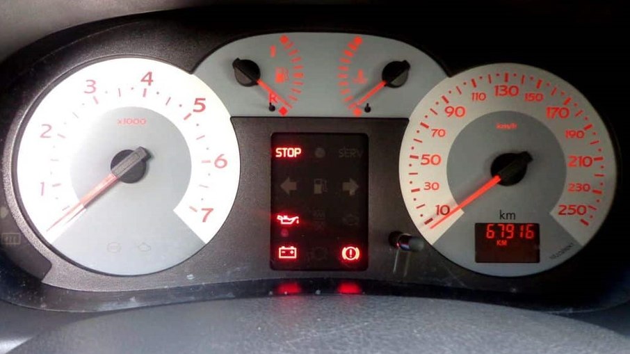 Painel do Renault Clio Painel do Renault Clio