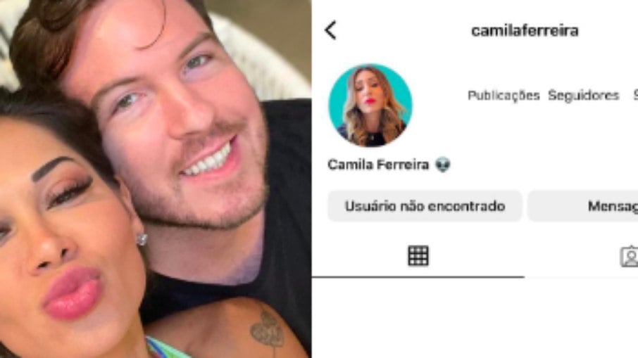 Camila Ferreira desativou as redes sociais