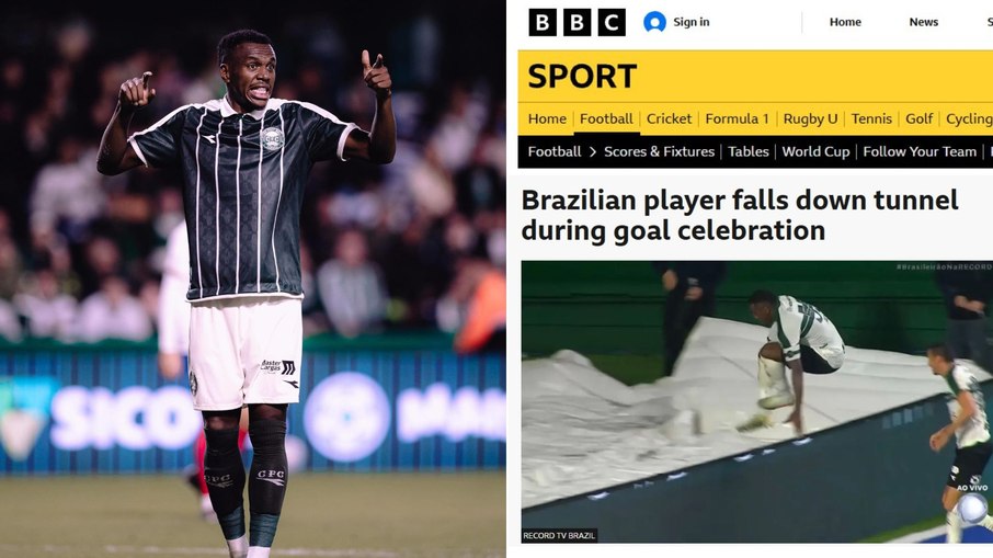 Imprensa inglesa repercute queda de zagueiro em túnel após gol