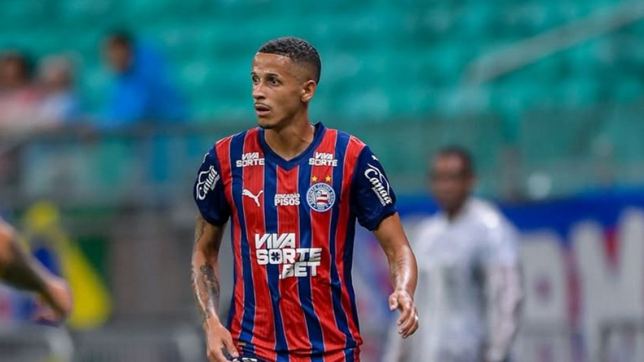 Luciano Juba durante jogo do Bahia Luciano Juba durante jogo do Bahia