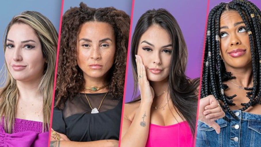 Enquete BBB 23: paredão quádruplo tem disputa acirrada entre sisters; veja