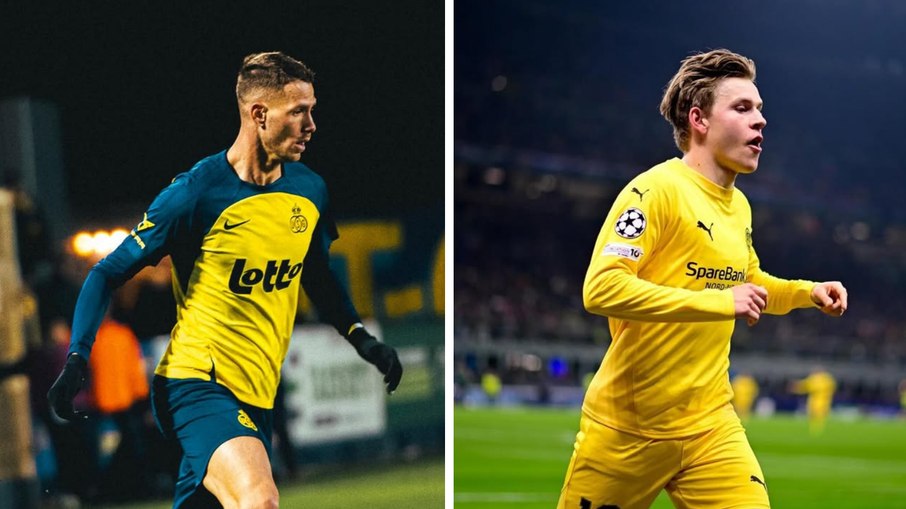 Raul Florucz é uma das principais opções ofensivas do Union Saint-Gilloise, enquanto Jens Petter Hauge lidera o ataque do Bodø/Glimt na disputa por uma vaga nos playoffs da Champions League