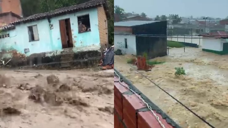 Fortes chuvas causam estragos na Bahia; veja vídeos