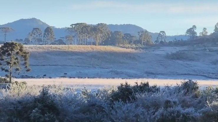 SC bate recorde de frio com -7,3ºC; veja fotos