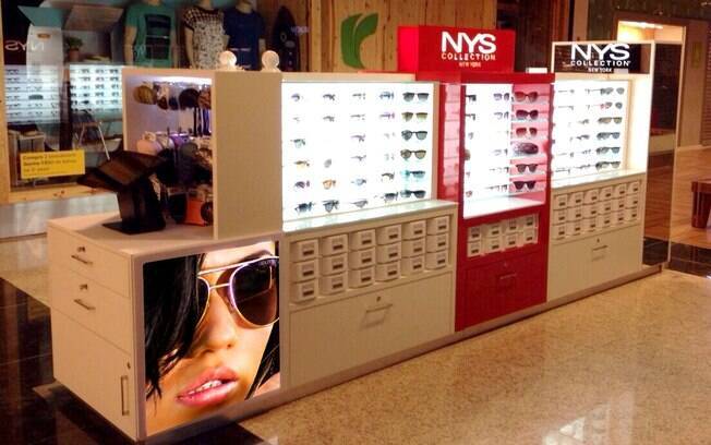 Rede de franquias NYS Collection Eyewear exige investimento de R$ 15 mil para quem deseja abrir uma unidade