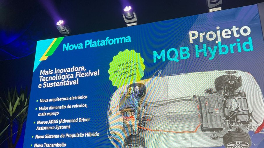 Plataforma MQB Hybrid ainda não foi oficialmente apresentada; imagem é apenas ilustrativa