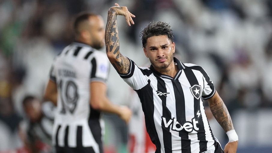 Mateo Ponte abriu o placar para o Botafogo contra o Independiente Petrolero