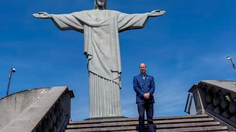 Príncipe William no Cristo Redentor Príncipe William no Cristo Redentor