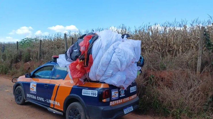 GCM apreende balão de 45 metros e detém 6 homens em Limeira (SP)
