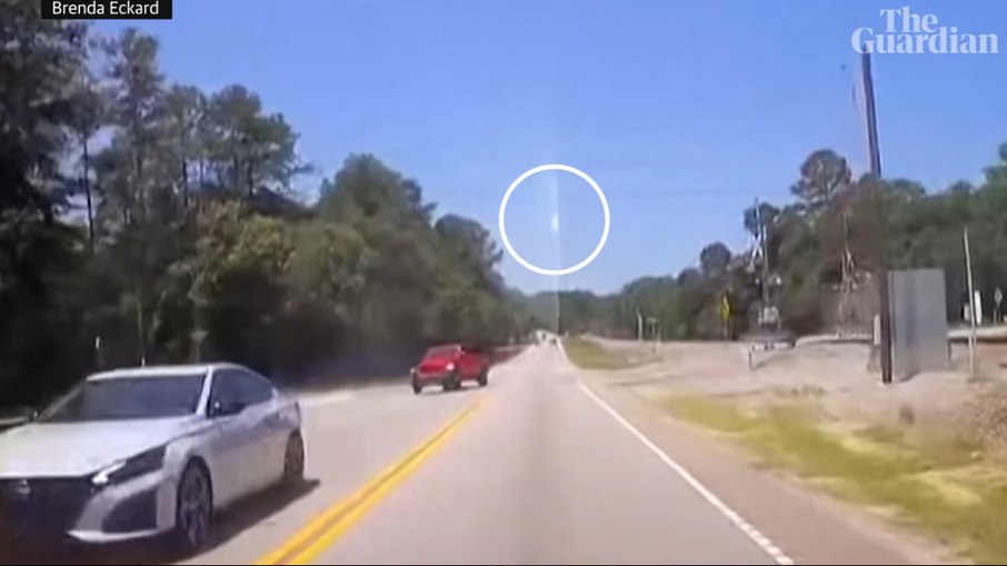 registro do meteoro nos EUA registro do meteoro nos EUA