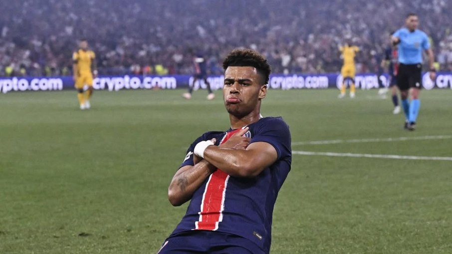 Doué é o grande destaque do título do PSG