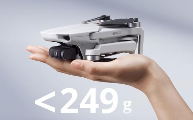 Drone DJI Mini 4K chega para atender público iniciante