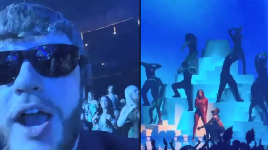 Namorado de Anitta mostrou apresentação da cantora em vídeo