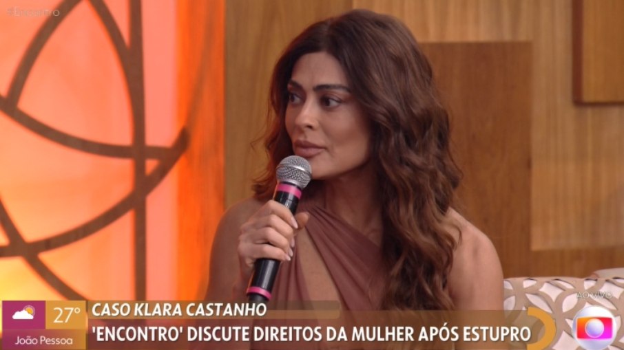 Juliana Paes defendeu a atriz Klara Castanho 
