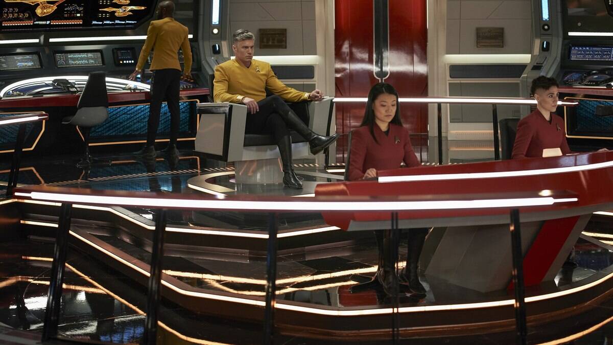 Cena da nova série do univerno Star Trek, que estreia nesta sexta (6) no Paramount+