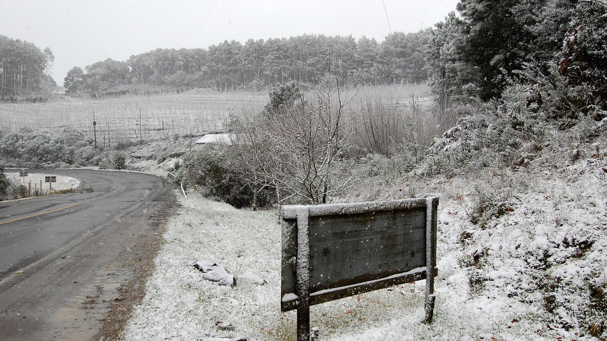 Neve no sul do Brasil