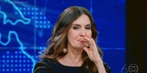 Fátima Bernardes se emociona com surpresa de Mion no "Caldeirão"