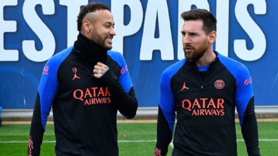Neymar e Messi juntos nos tempos de PSG Neymar e Messi juntos nos tempos de PSG