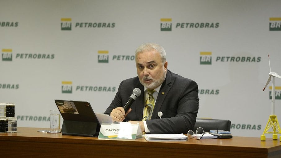  Jean Paul Prates, presidente da Petrobras, em sua primeira coletiva de imprensa no cargo
