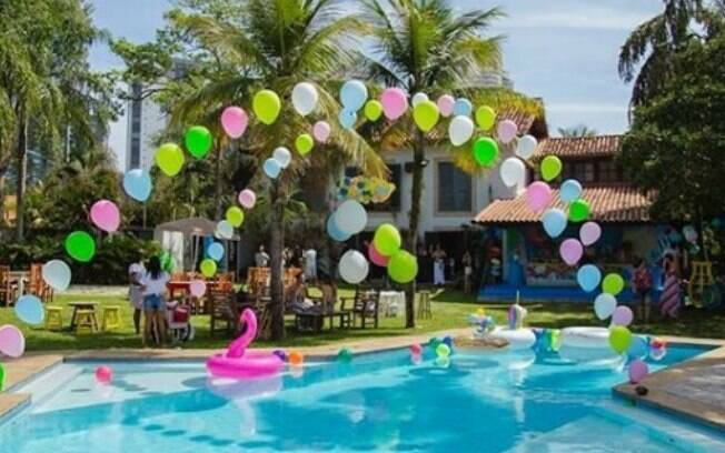 Decoracao Pool Party