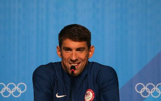 Michael Phelps durante a última Olimpíada em que participou, no Rio