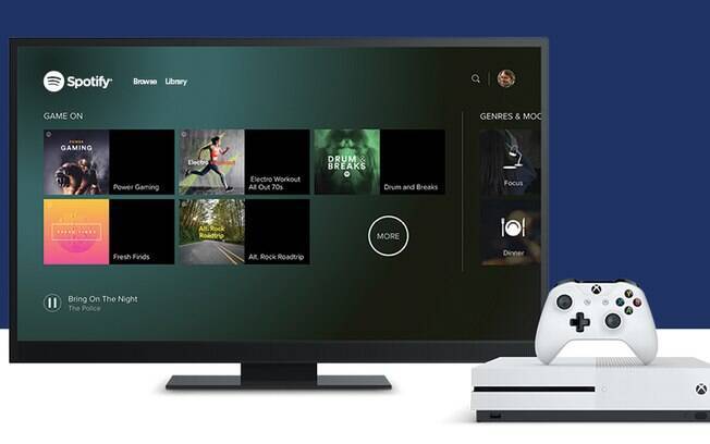 Spotify para Xbox 360 pode ser usado por assinantes da versão paga e por quem mantem contas gratuitas