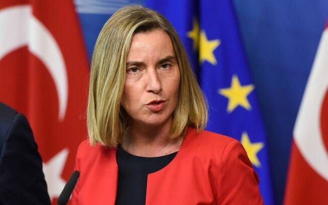 Nota foi assinada pela alta representante da União Europeia para a Política Exterior, Federica Mogherini