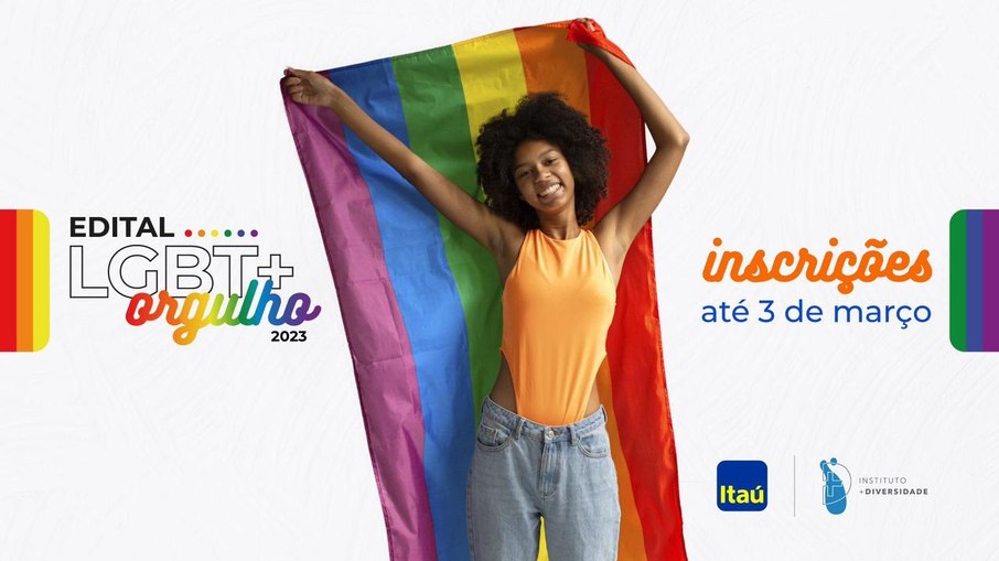 5ª edição do Edital LGBT+ Orgulho recebe inscrições até 3 de março