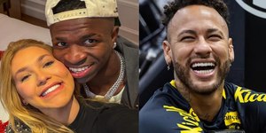 Neymar reage ao pedido de namoro de Vini Jr. eVirgínia Fonseca