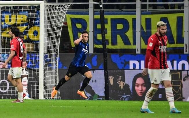 Lautaro brilha, Inter vence o Milan e é finalista da Copa da Itália