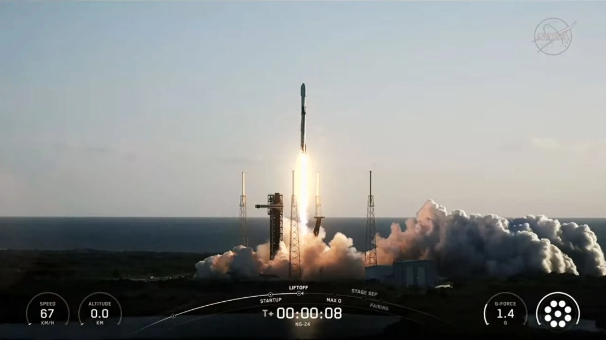NASA lança novo foguete com suprimentos para a Estação Espacial Internacional