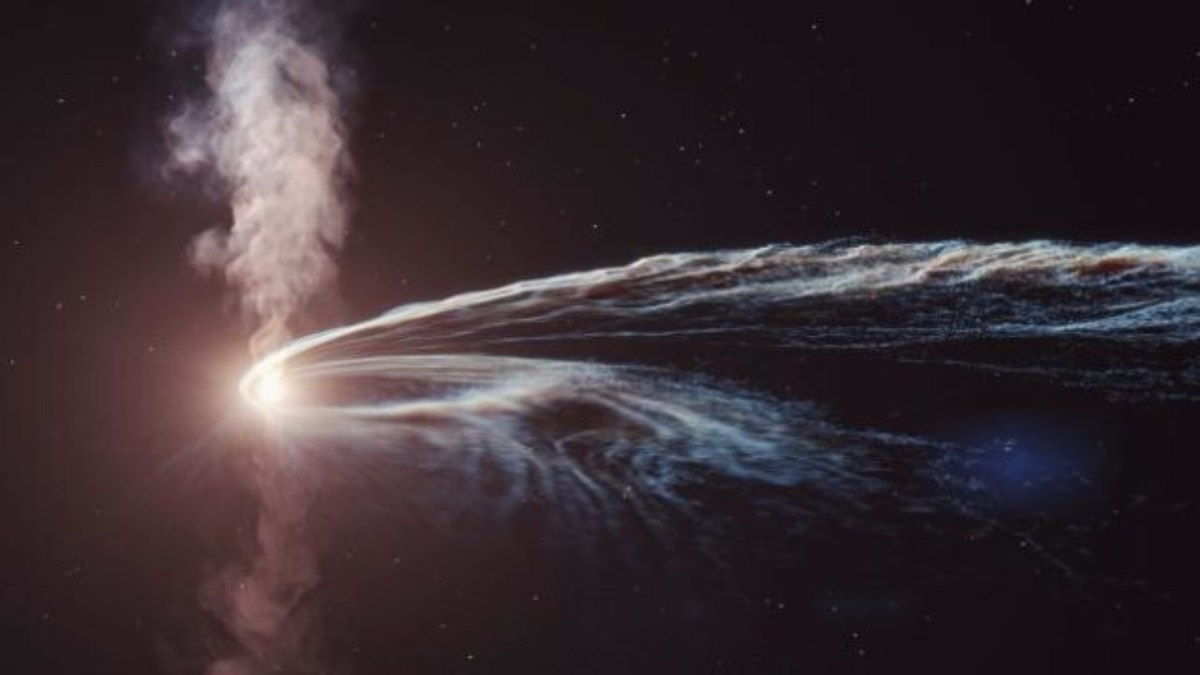El agujero negro escupe los restos de la estrella tres años después de destruirla