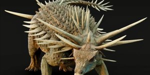 Dinossauro "punk" com espinhos gigantes choca cientistas
