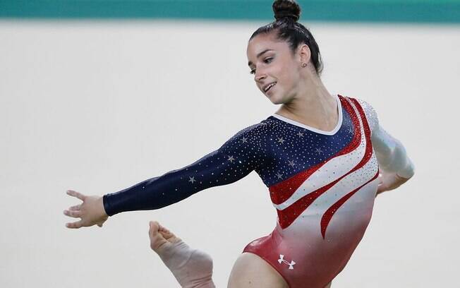 Ginasta Alexandra Raisman foi ouro no solo nas Olimpíadas de Londres 2012