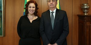 "Não tenho nada a ver com Carla Zambelli", diz Bolsonaro