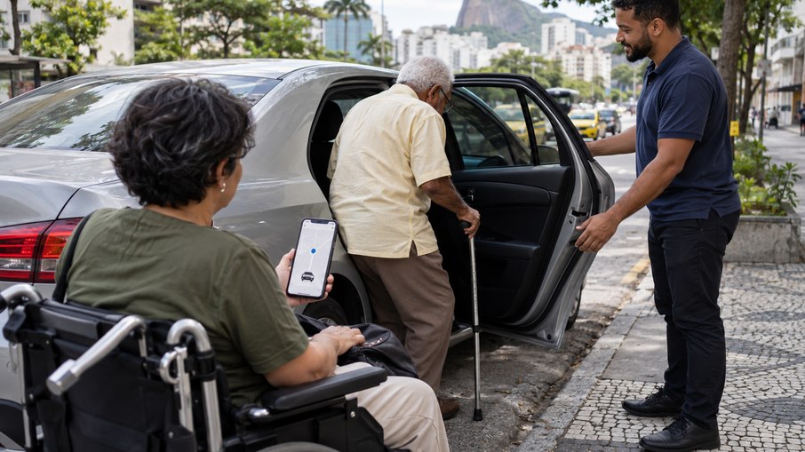 Novo recurso da Uber permite que idosos e pessoas com deficiência personalizem a identificação do veículo e facilitem o embarque Novo recurso da Uber permite que idosos e pessoas com deficiência personalizem a identificação do veículo e facilitem o embarque