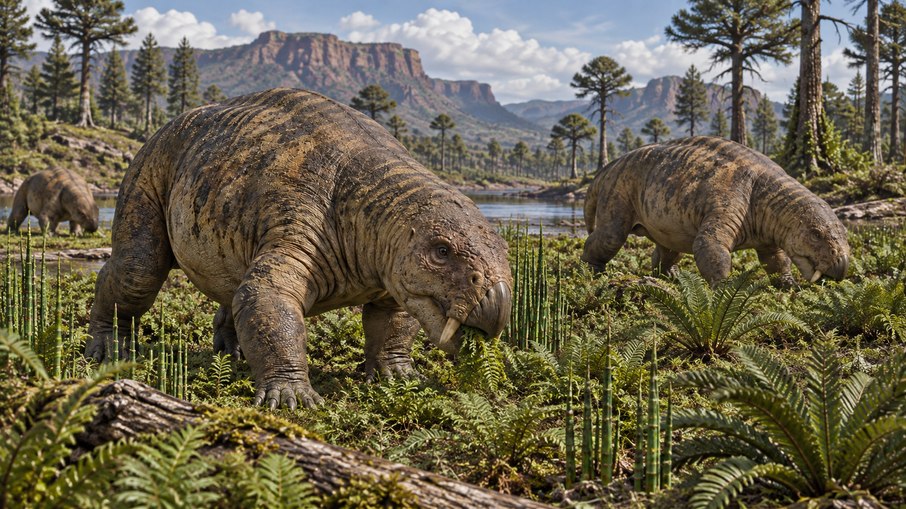 Reconstrução do Dinodontosaurus isiyavamanda Reconstrução do Dinodontosaurus isiyavamanda