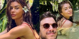 Grazi Massafera nega romance com ator durante viagem: 'Ele gosta da mesma fruta que eu'