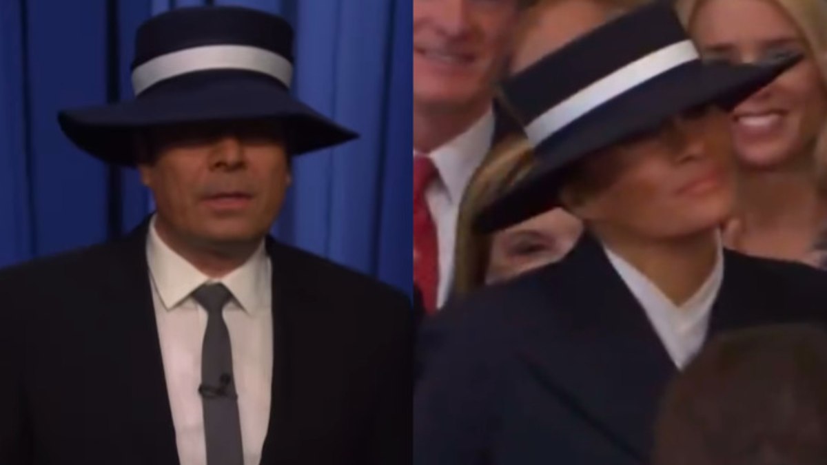 Jimmy Fallon reproduziu look usado por Melania em posse de Trump