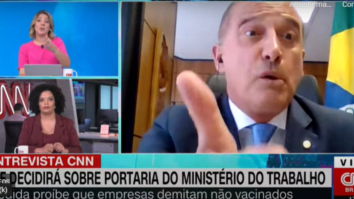 Apresentadora da CNN discute com ministro de Bolsonaro ao vivo; veja vídeo