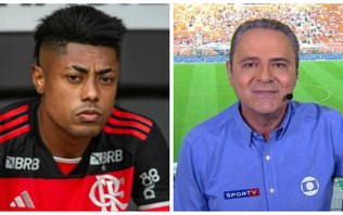 Drama? Luiz Roberto pega leve com Bruno Henrique e irrita web