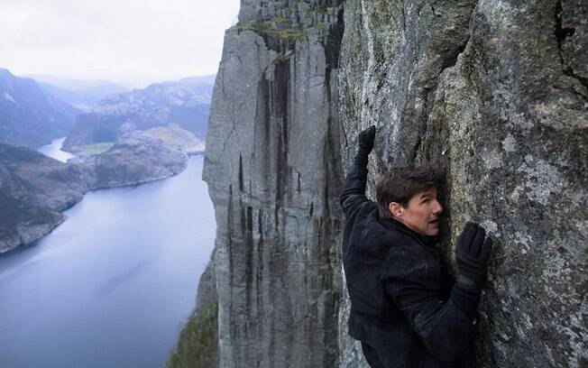 Tom Cruise em cena de Missão: Impossível - Efeito Fallout