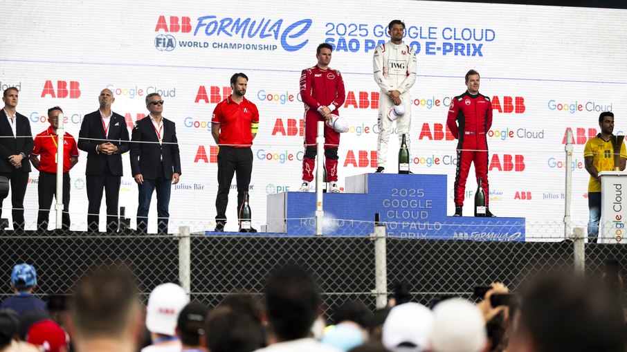 Pódio São Paulo E-Prix 2025 Pódio São Paulo E-Prix 2025