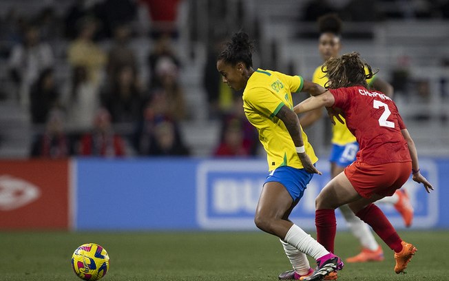 Brasil comete falhas em excesso e perde para o Canadá no torneio SheBelieves