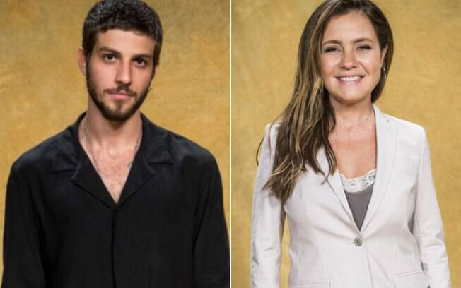 Chay Suede e Adriana Esteves