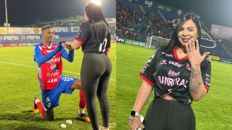 Jogador fica noivo em estádio, mas relação termina 3 dias depois