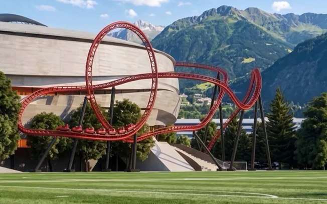 Sion pretende construir o Cervin Coliseum com uma gigantesca montanha-russa integrada à estrutura Sion pretende construir o Cervin Coliseum com uma gigantesca montanha-russa integrada à estrutura