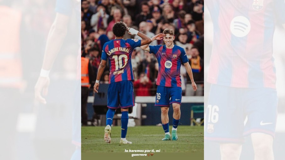Yamal e Fermín pelo Barcelona na atual temporada
