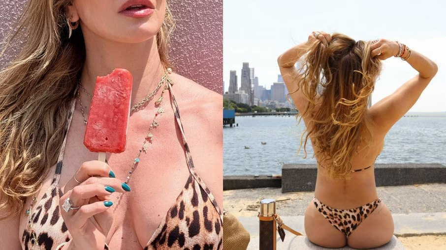 Luciana Gimenez curte verão em Nova York