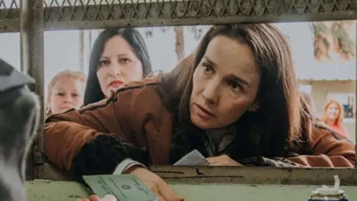 A atriz Natalia Oreiro em A mulher da fila A atriz Natalia Oreiro em A mulher da fila